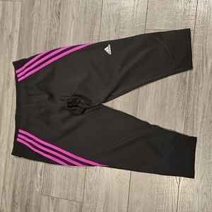 EUC Adidas Women's sz L (16-18) 3/4 Jogging Pants